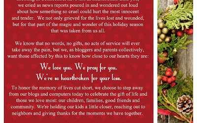 National Blogging Day of Remembrance: Sandy Hook Elementary School