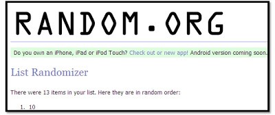 Friday Fun & Brew Over Ice Giveaway Winner